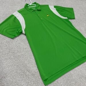 Masters Green Polo with White Trim